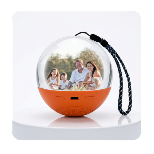 VIDsphere™ 3D Photo Crystal Ball +🎵