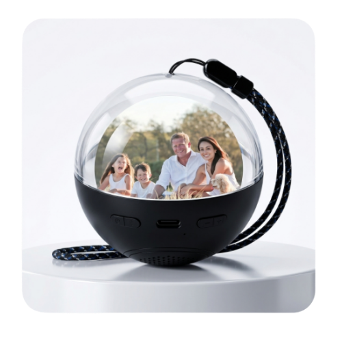VIDsphere™ 3D Photo Crystal Ball +🎵
